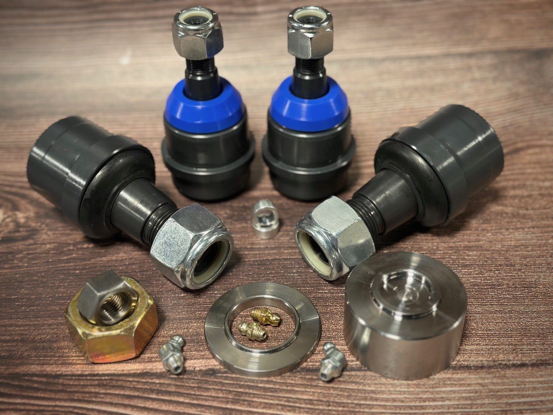 **SET OF 4 OVERSIZED** EMF Dodge Ram 2013.5-2024 4WD Lower and Upper Ball Joint Kit